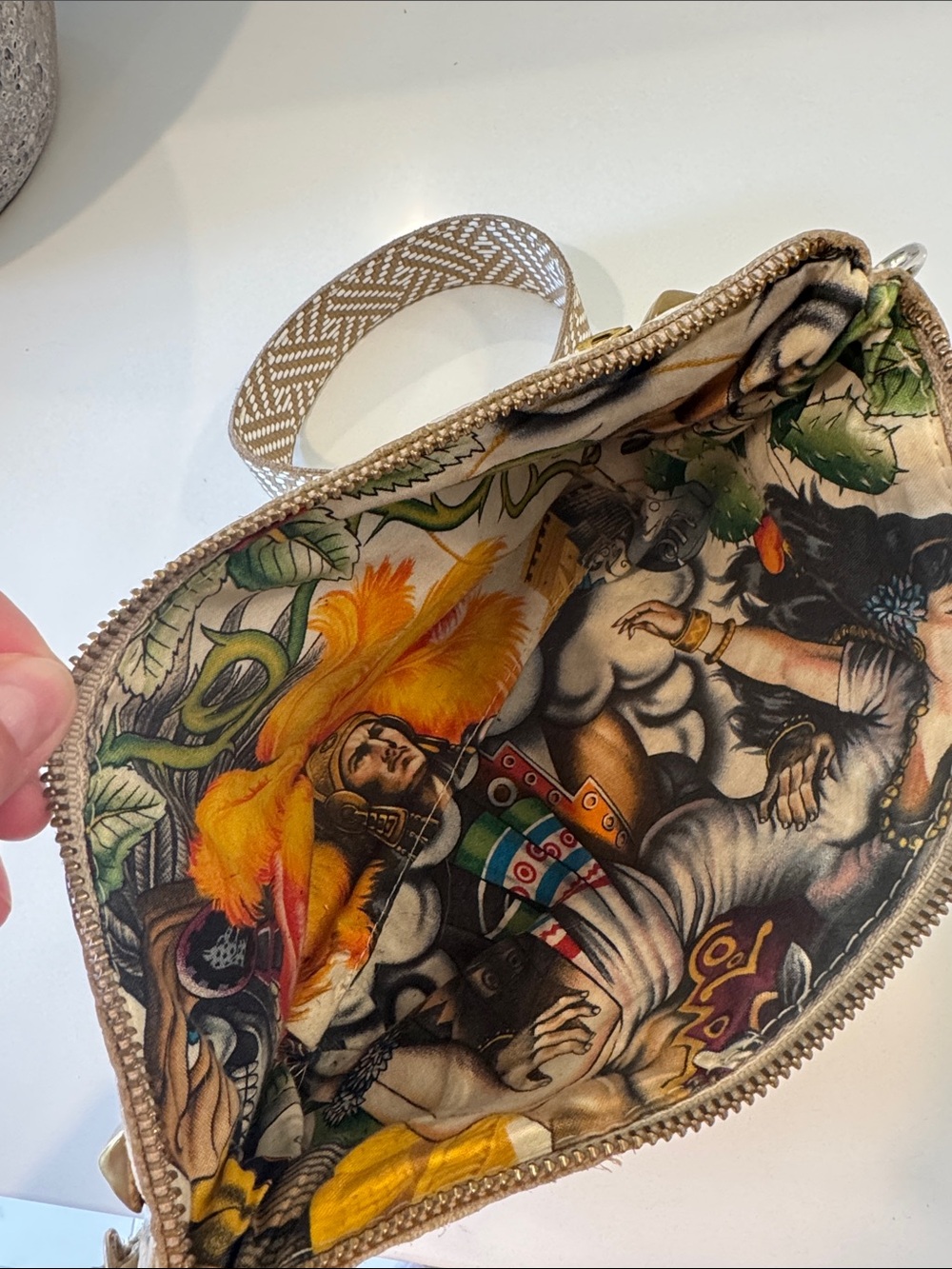 Maya Moon Designs Handmade Leather High and Tight Louis Vuitton canvas - Picture 11 of 11